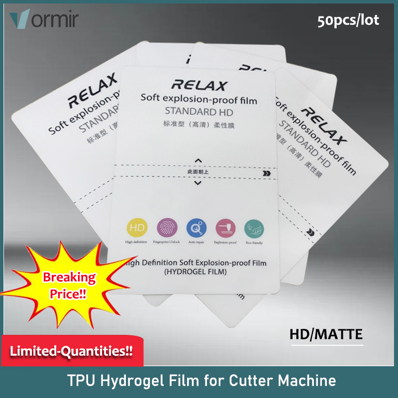 Screen Protector Cutter - VORMIR 50 pz Pellicola TPU per