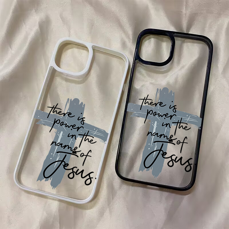 Samsung Galaxy S24 - Cover Trasparente con Croce di Gesù
